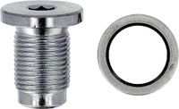 Afvoerstop en afdichting, M18-1,5 x 27 mm, 2 stuks