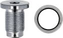 Afvoerstop en afdichting, M18-1,5 x 27 mm, 2 stuks