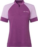 VAUDE Altissimo Q-Zip Shirt Dames Magenta XL Korte Mouw Polyester Wol