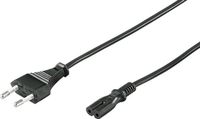 Goobay Stroomkabel met C7 / 8-vormige plug - zwart - 0,50 meter