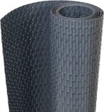 vidaXL Balkonscherm 300x90 cm poly rattan antracietkleurig