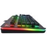 Thermaltake Level 20 RGB - Toetsenbord - achterverlichting - USB - Frans - toetsschakelaar: CHERRY MX Speed Silver - titanium