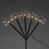KONSTSMIDE 4468-100 Éclairage décoratif - Blanc chaud - LED - Noir/Transparent - IP44 - Extérieur