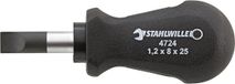 Stahlwille 4724 2 1,0X5,5X 25 VERGASERSCHRAUBENDREHER Tournevis plat