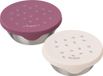 Fresk Snackbox voor Kinderen - 2 stuks - RVS Snackdoos - Vaatwasserbestendige Bewaarbakjes - Fruitbakje School - Vershoudbakjes - Fruitbox - Ecru - Berries