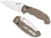 Spyderco Manix 2 XL Brown Canvas Micarta CPM CRU-WEAR PE