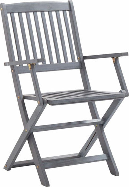 vidaXL Tuinstoelen 8 stuks met kussens massief acaciahout rood