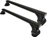 Farad Wingbar Zwart Aluminium Dakdragers voor Mercedes C-klasse Coupe C204 (2011-2015) met Fixpoints - 100kg Laadvermogen