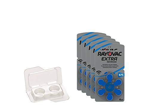 wns-emg-world Rayovac Extra Type 675 P675 PR44 ZL1 hearing aid batteries - 30 pack