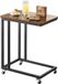 O'DADDY Table d'appoint Industrielle - Brun - Métal & Bois - 50x35x55cm