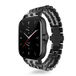 Amazfit GTS 3 bracelet à maillons en acier (noir/argent)