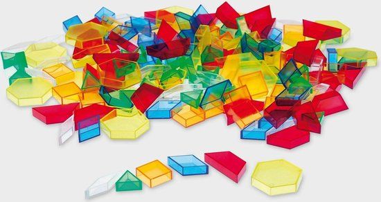 TickIT Holle geometrische blokken - transparant