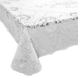 Unique Living nappe - extérieur/intérieur - blanc - 137 x 180 cm - motif dentelle