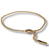 MEN OF MERCURY® Gouden Heren Armband – 14 Karaat Goud – Schakelarmband Anker Design – Verstelbare Lengte – Luxe Minimalistische Mannen Armband – Zonder Steen