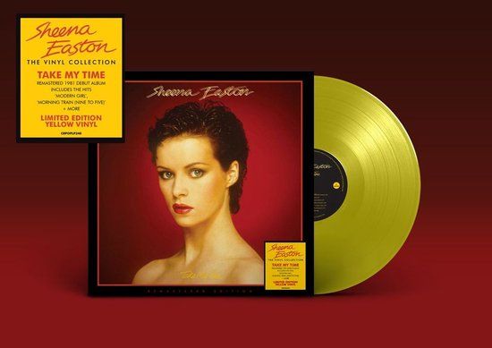 Take Sheena Easton Take My Time Coloured Vinyl LP Yellow
