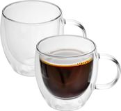 Intirilife 2x dubbelwandig thermo glas set