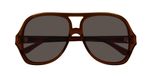 Chloé Ch0289s Lunettes de soleil femme pilote marron 58mm