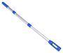 Bâton de piscine Qualité professionnelle - Manche télescopique - Extensible jusqu'à 87,8 cm - Aluminium - Convient pour filet de nettoyage - Léger 180g - Manche de piscine