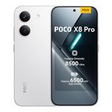 XIAOMI POCO X8 Pro Smartphone 8+256GB Wit Vlaggenschip Dimensity 8500-Ultra | 6500mAh Batterij, 6.59 1.5K 120Hz Ultrahelder AMOLED Display, 50MP Sony IMX882 met OIS, 3840Hz PWM, 1 Jaar Extra Garantie