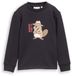 Tom Tailor Sweatshirt met print coal grey