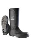 Dunlop JobGuard S5 - werklaarzen voor dames en heren – Waterdichte veiligheidslaarzen met stalen neus – Chemicaliën- en antislip - Zwart - Maat 40