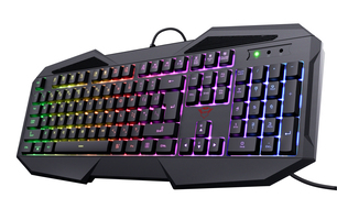 Trust GXT 830 Avonn Gaming Keyboard - QWERTY - Black