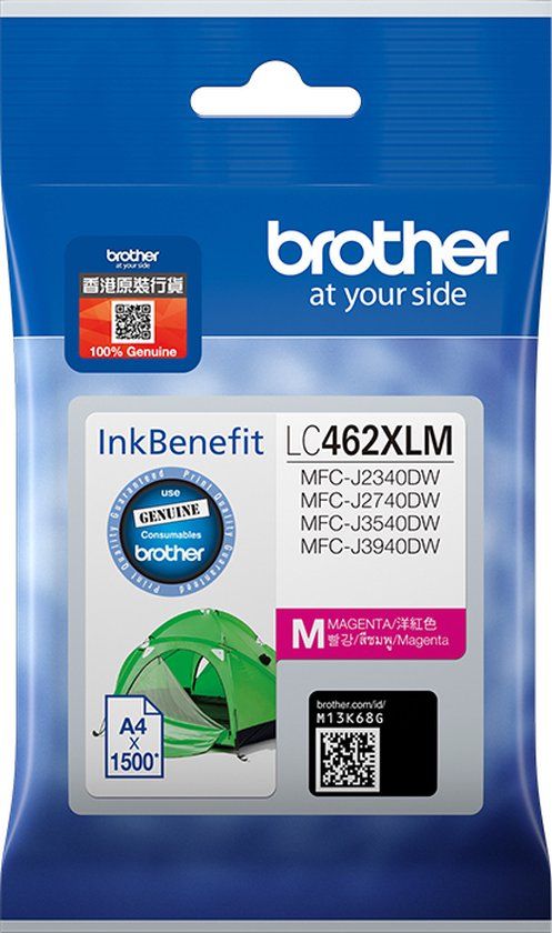 Brother LC462XLM inktcartridge magenta hoge capaciteit (origineel)
