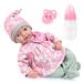 Reborn Bayer Design Reborn babypop, realistisch, pop als echt, 38 cm, fopspeen