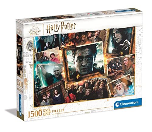 Clementoni - Harry Potter Potter-1500 puzzel voor volwassenen, beroemde films, Made in Italy, meerkleurig, 31697