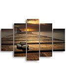 Homemania Plaat brug 5 natuur en landschappen voor woonkamer, meerkleurig, 95 x 0,3 x 60 cm, HM205MDF095, MDF