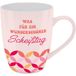 Tasse Sheepworld Tasse mit Motivdruck "Was für ein wunderschöner Scheißtag", mit Banderole