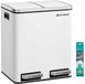 EUZIEL International GmbH Poubelle 30 litres – Blanc nuage