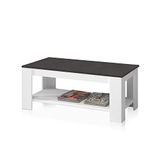 Heftafel, Ambit Heftafel, Bijzettafel, Artik White en Oxide, 102x43/54x50 cm