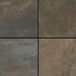 Merkloos Gardenlux Peacock Rusty 90 x 90 x 3 cm tuintegel Roest/Zwart/Blauw Genuanceerd