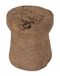 MUST Living Antiques Side table Toba ,±35xØ30 cm, recycled teakwood