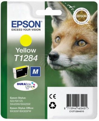 Epson T1284 Yellow Ink Cartridge - Original