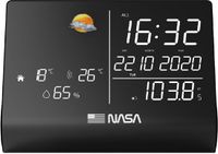 NASA WS1300 Weerstation - Binnen & Buiten - Zwart - Weersvoorspelling - 1 Jaar Garantie