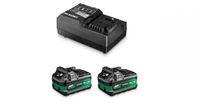 HiKOKI UC18YSL3WHZ 36V MultiVolt Booster Pack Starterset (2x 5.0Ah) + Lader