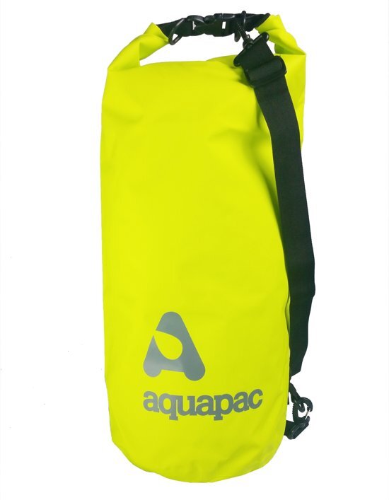 AquaPac 25L Waterdichte Droogtas met Schouderband - Lime groen