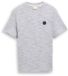 Tom Tailor T-shirt met wafelstructuur - Maat L - white grey waffle inject