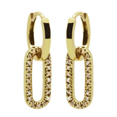 KARMA Jewelry goldplated oorbellen Dangling