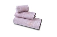 hermet Laura Biagiotti 3-delige handdoekenset, effen, 100% katoenen badstof, badhanddoek + gezichtsdoek + gastendoek, in doos