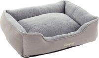 Flamingo Alisha Mand Rechthoekig Grijs 80x67x22cm