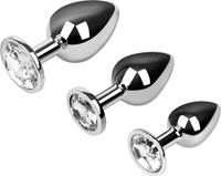 EIS Aluminium anaalplugset, 7 - 9,5 cm