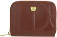 DuDu Up Portemonnee Leer 10 cm - Dames - Horizontaal - choccolate-lilac