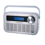 New Majestic DAB-843W Draagbare Digitale Radio - Zilver