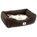 Ferplast Klein hondenbed Coccolo microfleece 50 zacht, wasbaar klein honden- en kattenbed, grijs