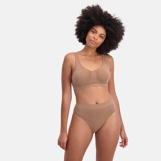 Bamboo Basics Naadloze Slip Belle - 3-pack - Tan Slip - Maat XL