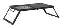 VidaXL Opvouwbare Buitenbarbecue & Grill, Houtskool, Rechthoekig, Staal, Zwart