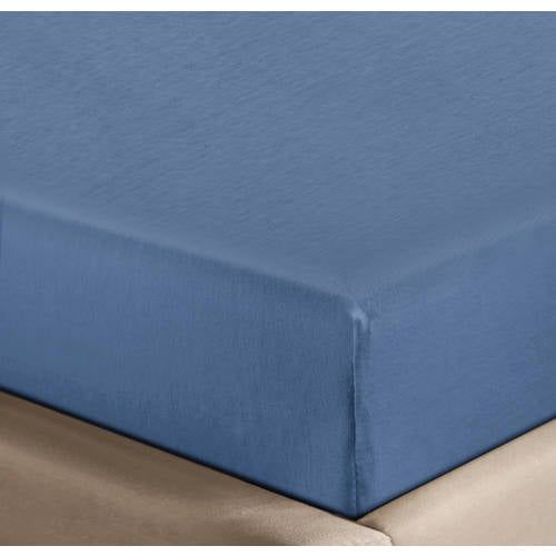 NOUS Living jersey hoeslaken - blauw